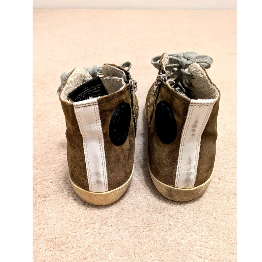 Golden Goose "Francy" Suede Hi Top Sneaker - Picture 4 of 10